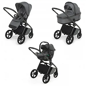 COMMANDER Steel Grey Foppapedretti 3u1 kolica