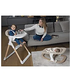 Lesen stolček za hranjenje in ležalnik Foppapedretti KIDSMENU Sand Lesen stolček za hranjenje in ležalnik Foppapedretti KIDSMENU Sand