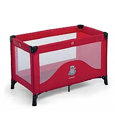 Prenosna Postelja TEDDY TOUR red