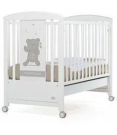 MY LITTLE LOVE white - lesena postelja