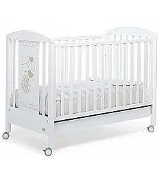 DOLCECUORE 500 white - lesena otroška postelja