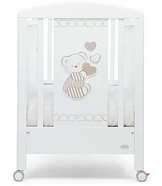 DOLCECUORE 500 white - lesena otroška postelja