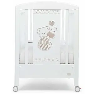 DOLCECUORE 500 white - lesena otroška postelja