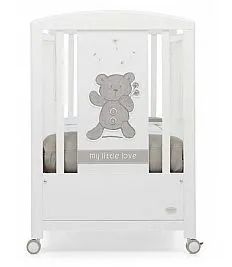 MY LITTLE LOVE white - lesena postelja MY LITTLE LOVE white - lesena postelja