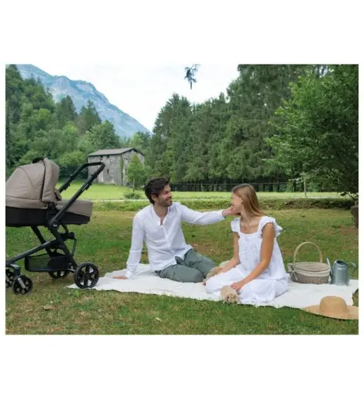 Otroški voziček 3v1 UP3 Travel System i-Size Sabbia