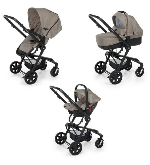 Otroški voziček 3v1 UP3 Travel System i-Size Sabbia