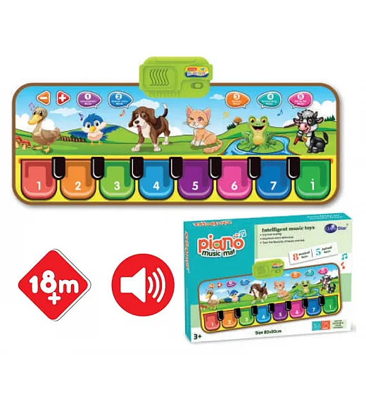 Podloga za igro klavir ŽIVALI Friends