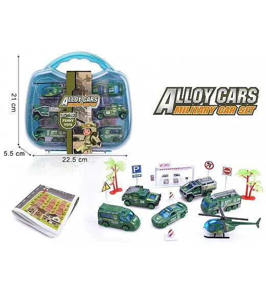 Kovček z vojaškimi vozili 6/1 - BF1524022 Kovček z vojaškimi vozili 6/1 - BF1524022