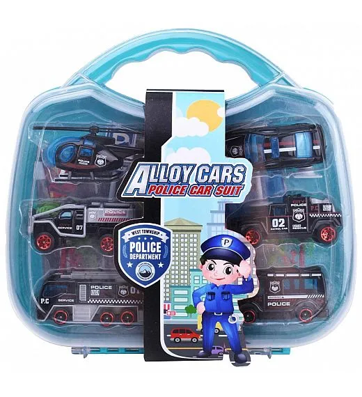 Kovček z policijskimi vozili 6/1 - BF1524024