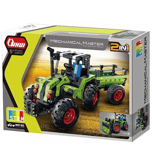 Traktor 2u1 s prikolico ili ralicom 6807