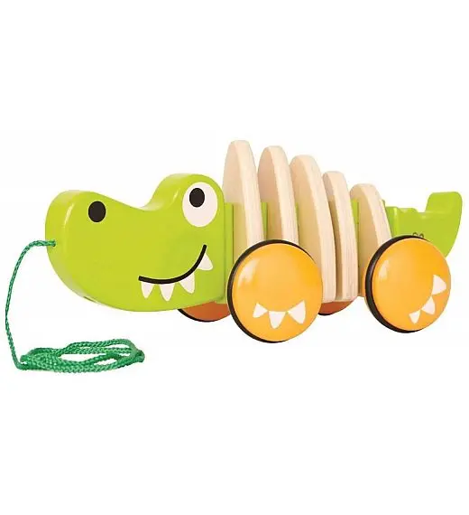 Hape drveni krokodil na kotačima