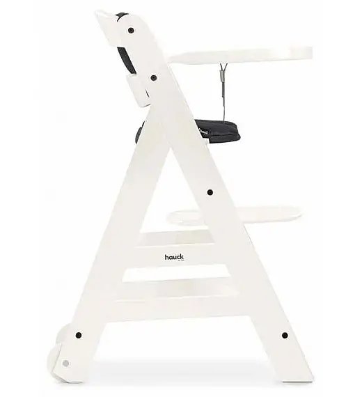 Drvena visoka stolica BETA Plus White Hauck