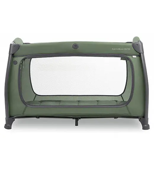 Prijenosni krevetič PLAY N RELAX CENTER Dark Green Hauck