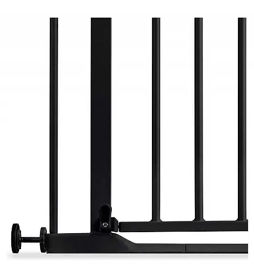 Varovalna ograja CLEAR STEP 2 Black Hauck