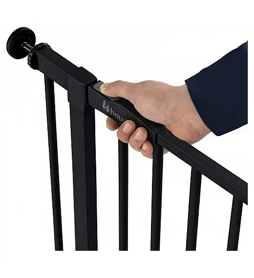 Varovalna ograja CLEAR STEP 2 Black Hauck