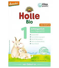 Holle KOZJE začetno mleko 1 od rojstva, 400g, DEMETER