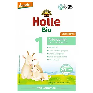 Holle KOZJE začetno mleko 1 od rojstva, 400g, DEMETER
