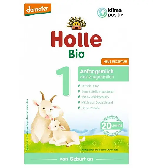 Holle Početna hrana za dojenčad 1 (od rođenja) od kozjeg mlijeka, 400g, DEMETER Holle