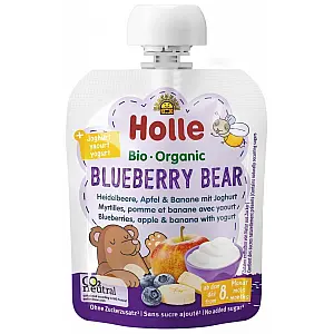 Holle Pire "Blueberry Bear" od borovnice, jabuke i banane, nakon 8.mjeseca - 85g