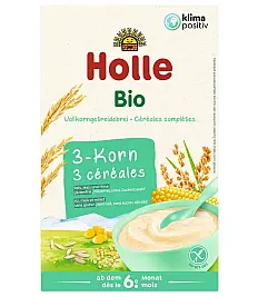 Holle kaša 3 zrna s 6. mesecem, 250g, BIO