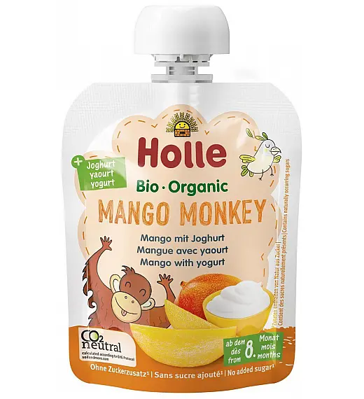 Jogurt MONKEY - mango s jogurtom nakon 8 mjeseci, 85g, BIO