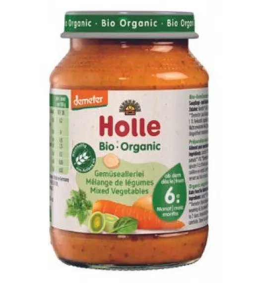 Holle miješano povrće nakon 6 mjeseci, 190g, BIO DEMETER Holle
