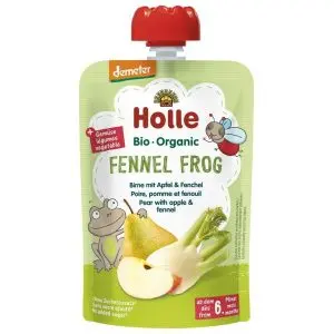Voćni Vočni pire ŽABA, kruške, jabuke i komorača nakon 6 mjeseci, 100g BIO DEMETER