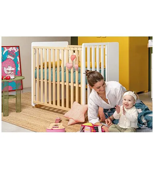 Dječji krevetič MINIMAX White Natural