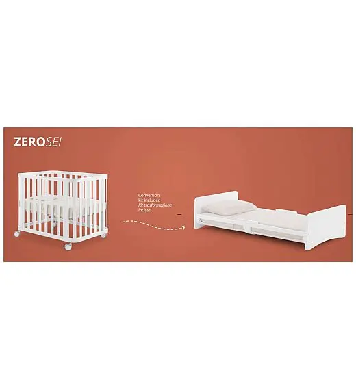 Dječji krevetič ZERO SEI White Natur