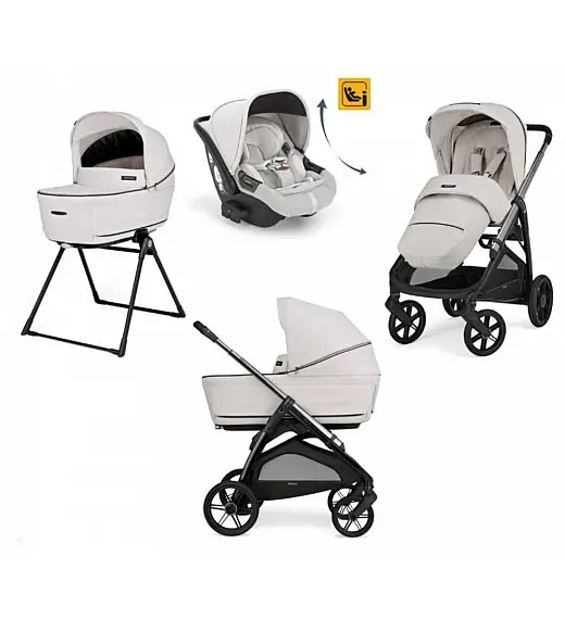 Otroški voziček 4v1 APTICA  Quattro Darwin Recline Opal Ivory Inglesina