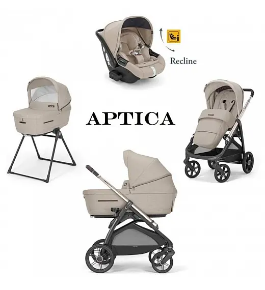 Dječja kolica 4u1 Quattro APTICA Darwin Recline Pashmina Beige Inglesina