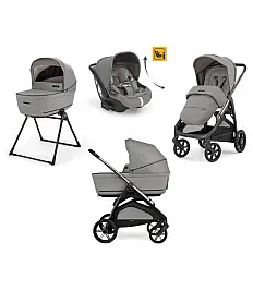 Otroški voziček 4v1 APTICA Quattro Darwin Recline Platinum Grey
