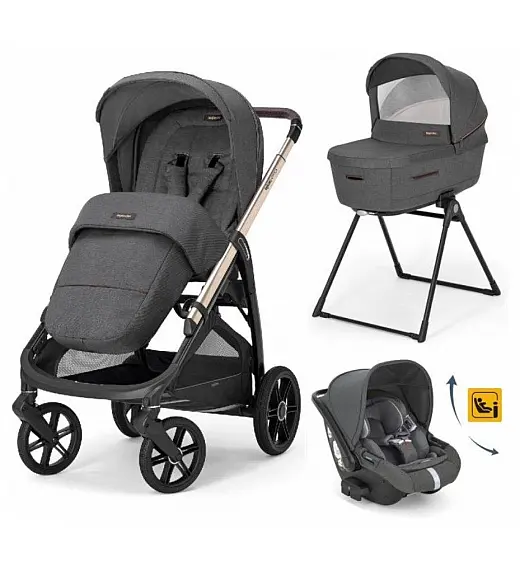 Dječja kolica 4u1 APTICA Quattro Darwin Recline Velvet Grey Inglesina