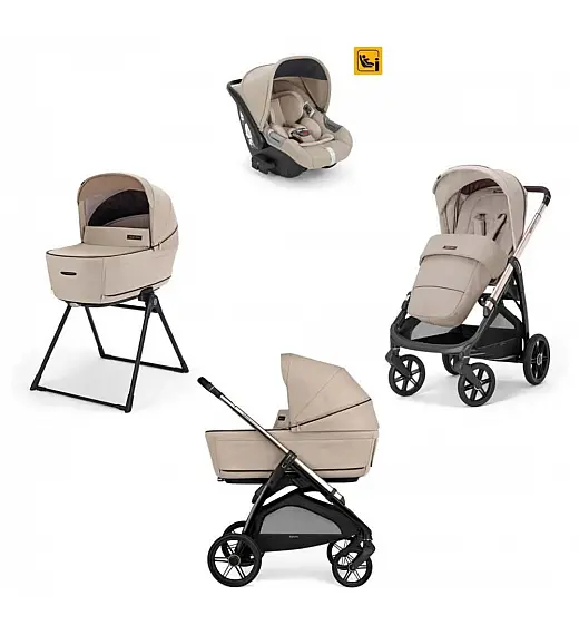 Otroški voziček 4v1 APTICA Quattro Darwin Pashmina Beige Inglesina