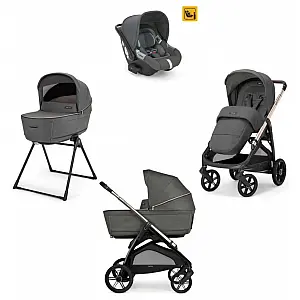 Otroški voziček 4v1 APTICA Quattro Darwin Velvet Grey