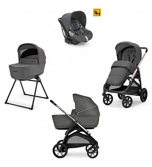 Dječja kolica 4u1 APTICA Quattro Darwin Velvet Grey Inglesina