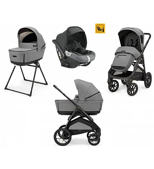 Otroški voziček 4v1 Quattro APTICA XT DARWIN Canyon Grey Inglesina