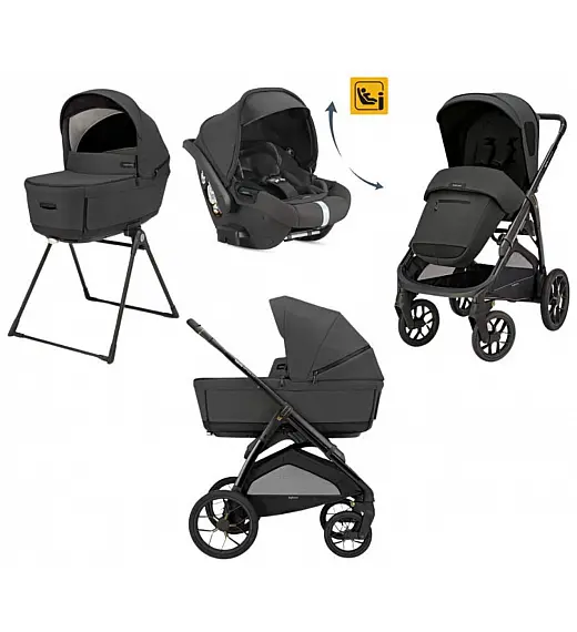 Dječja kolica 4u1 Quattro APTICA XT DARWIN RECLINE Magnet Grey Inglesina