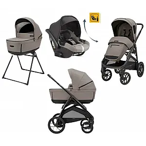 Otroški voziček 4v1 Quattro APTICA XT DARWIN RECLINE Tundra Beige
