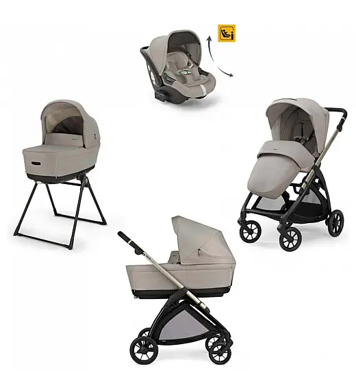 Dječja kolica 4u1 ELECTA Darwin Recline Battery Beige Inglesina
