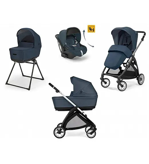 Dječja kolica 4u1 ELECTA Darwin Recline Hudson Blue Inglesina