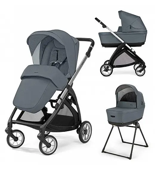Otroški Voziček 4v1 ELECTA Darwin Recline Union Grey Inglesina