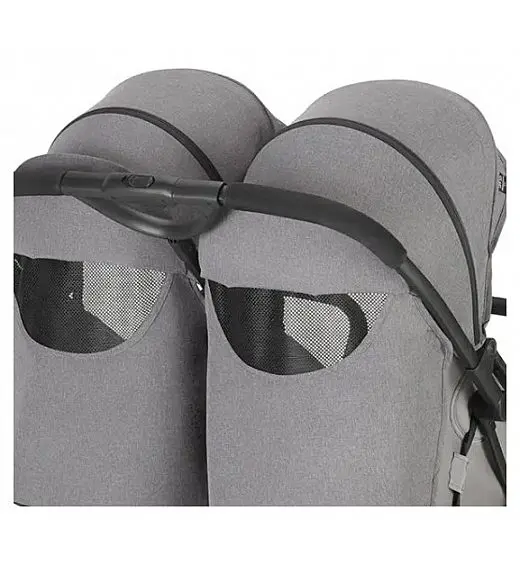 Dječja kolica za blizance Inglesina TWIN SKETCH Black Grey