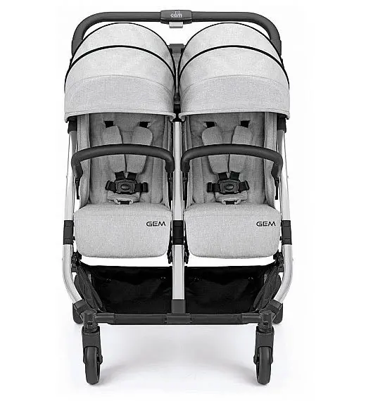 Dječja kolica za blizance GEM Grey