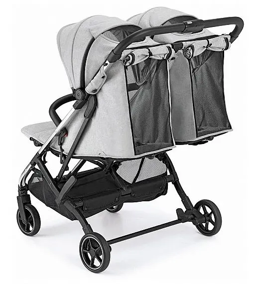 Dječja kolica za blizance GEM Grey