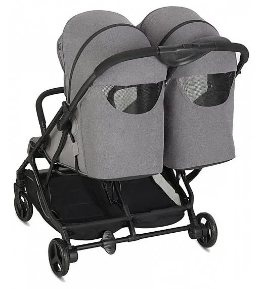Dječja kolica za blizance Inglesina TWIN SKETCH Black Grey
