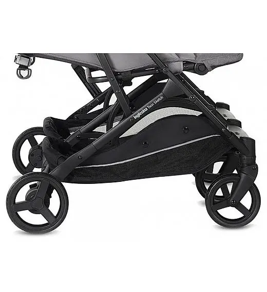Dječja kolica za blizance Inglesina TWIN SKETCH Black Grey