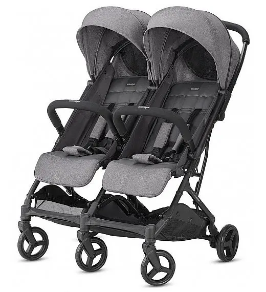 Dječja kolica za blizance Inglesina TWIN SKETCH Black Grey