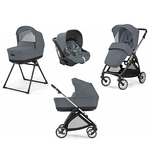 Otroški Voziček Quattro ELECTA DARWIN i-Size Union Grey Inglesina