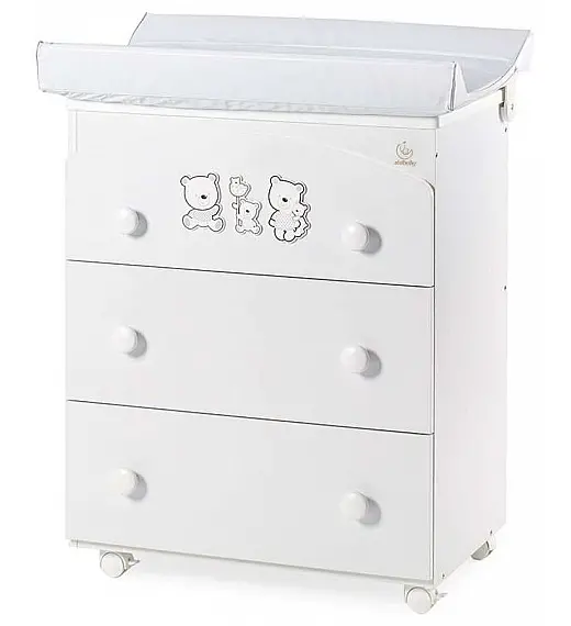 Komoda sa kadicom HAPPY FAMILY White Italbaby